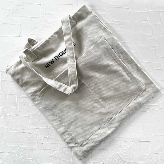 New Thoughts - Gray Tote Bag